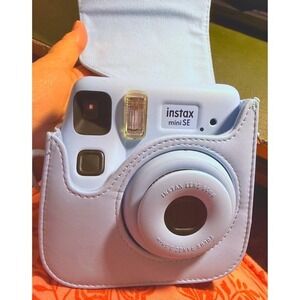 Fujifilm Instax Mini SE Instant Camera Blue & Case‎ aeUC. T to tr